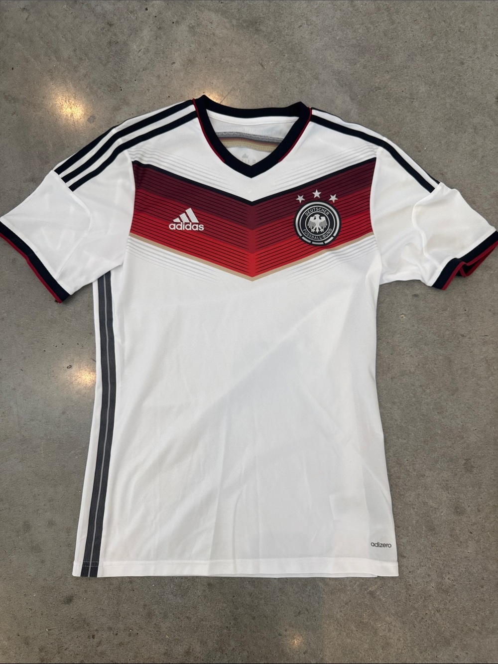 Germany 2014 World Cup Home Jersey Adizero Men's Medium Adidas DFB